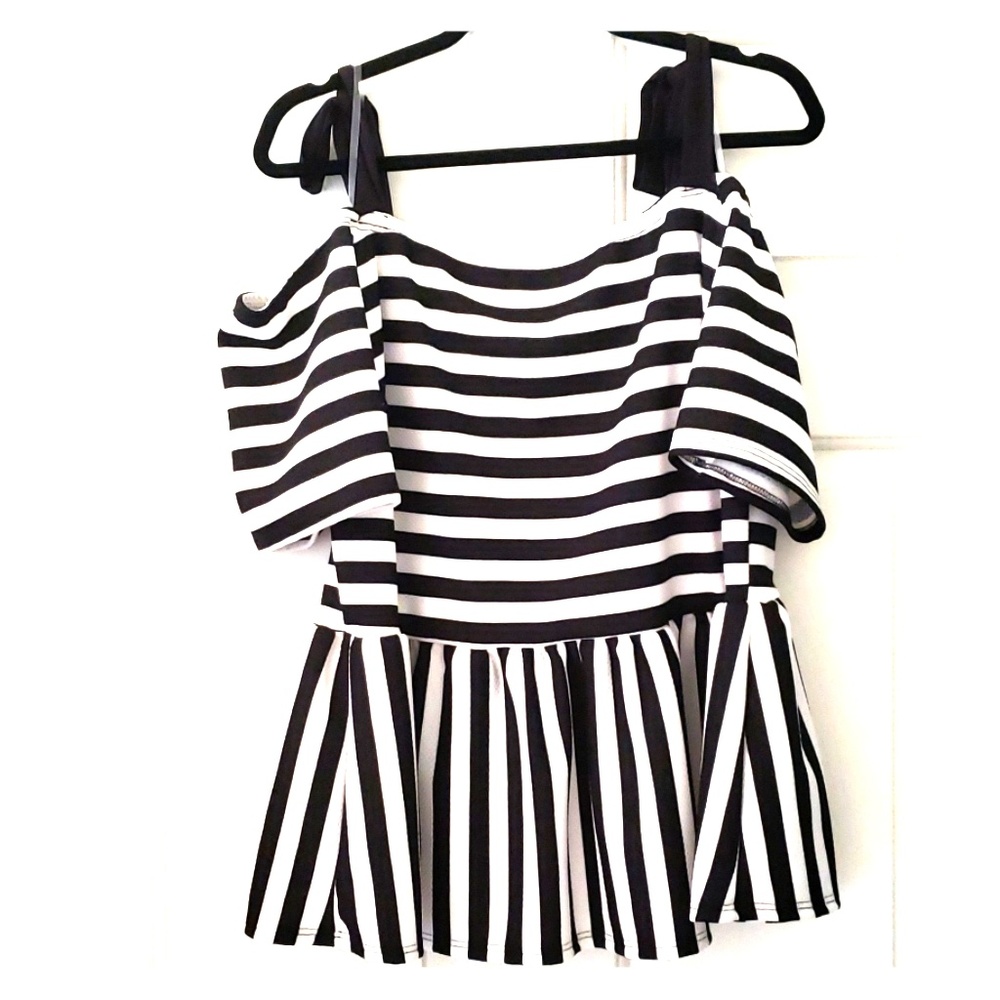 Off The Shoulder Peplum Top